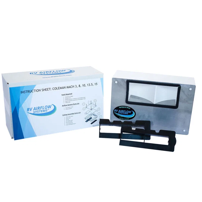 RVAF-M3.8-KIT – RV AIRFLOW Air Conditioner Air Flow System, Fits Coleman Mach 8 And Coleman Mach 3 Module (With An Ad...